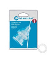 Bebe Confort Tetina Silicone T3 Fluxo Var 2 Unidades