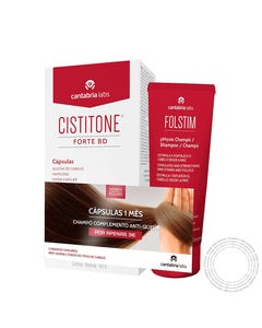 Cistitone Forte BD 60 cápsulas + Folstim Physio Champô 200ml