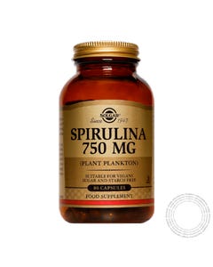 Solgar Spirulina 750 Mg 80 Cápsulas