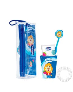 Chicco Conjunto Higiene Oral Azul 3-6 Anos